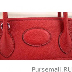 High Quality Hermes Bolide Tote Bag In Red Leather