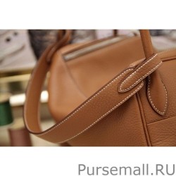 Fashion Hermes Lindy 26cm 30cm 34cm Bag In Brown Leather