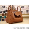 Fashion Hermes Lindy 26cm 30cm 34cm Bag In Brown Leather