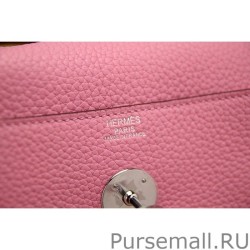 Knockoff Hermes Lindy 26cm 30cm 34cm Bag In Pink Leather