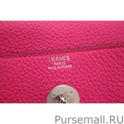 Inspired Hermes Lindy 26cm 30cm 34cm Bag In Rose Red Leather