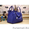 Knockoff Hermes Lindy 26cm 30cm 34cm Bag In Blue Leather