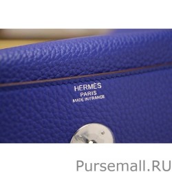 Knockoff Hermes Lindy 26cm 30cm 34cm Bag In Blue Leather