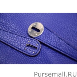 Knockoff Hermes Lindy 26cm 30cm 34cm Bag In Blue Leather