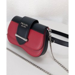 Replicas Prada Sidonie leather belt-bag 1BL021 Red