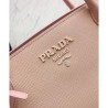 Perfect Prada Monochrome Saffiano Tote Bag Pink