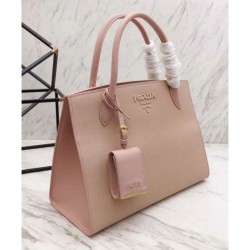 Perfect Prada Monochrome Saffiano Tote Bag Pink