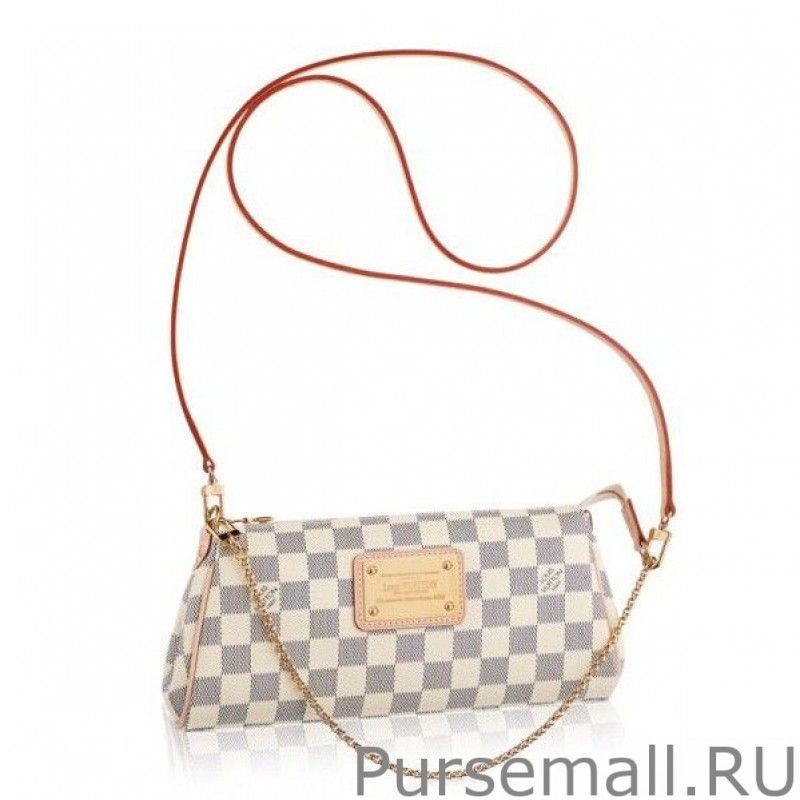 Replicas Eva Clutch Damier Azur Canvas N55214