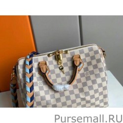 Copy Damier Azur Speedy Bandouliee 30 With Braided Strap N50054