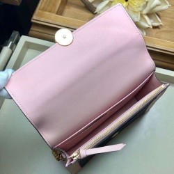 High Quality Flore Chain Wallet Monogram Canvas M67405 Pink