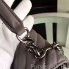 Fashion Saint Laurent Large Monogram College Bag in Grey Goatskin