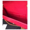 Top Quality Saint Lauren Crocodile Small Monogram Chain Bag Red