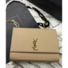 Knockoff YSL Classic Large KATE Monogram Saint Lauren Satchel Apricot