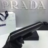 Top Prada Zip Around Wallet Black