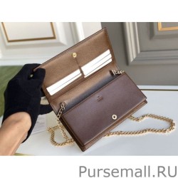 Copy Horsebit 1955 chain wallet 621892 Coffee