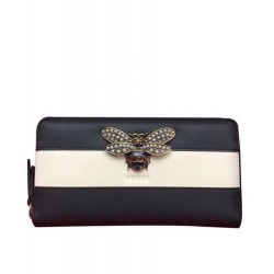 Perfect Margaret Queen leather wallet 476069 Black