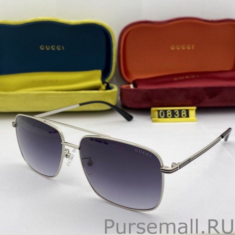 Designer GG0838 Sunglass Gray /Silver