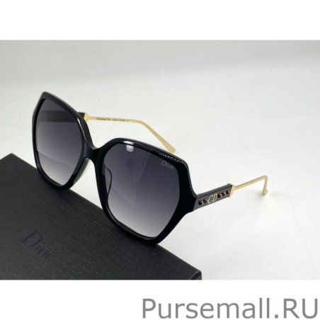 1:1 Mirror Dior Cdlogo Sunglass Black