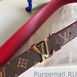 Replicas LV Initiales 30mm Reversible Belt Monogram M0218W