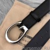 Replicas Thin belt with G buckle 655566 Black