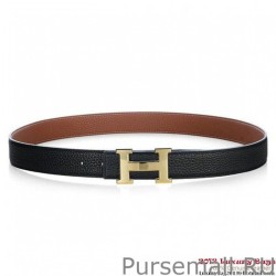 Best Hermes 50mm Clemence Leather Belt HB112-6