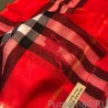 Top Quality Burberry Classic Horse Cashmere Shawl Red