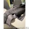 Replicas GG jacquard cashmere scarf 23 x 180 Gray