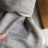 Perfect Burberry Cashmere Solid Color Thin Schawl 80 x 200 Gray