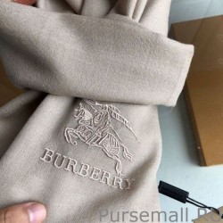 Perfect Burberry Cashmere Solid Color Thin Schawl 80 x 200 Orange