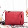 Replica Celine Large Trio Crossbody Bag In Red Calfskin