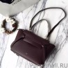 1:1 Mirror Celine Mini Belt Tote Bag In Burgundy Calfskin