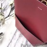 High Quality Celine Small Sangle Seau Bag In Bordeaux Calfskin