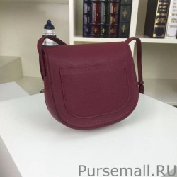 Cheap Celine Small Trotteur Bag In Bordeaux Grained Calfskin