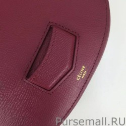 Cheap Celine Small Trotteur Bag In Bordeaux Grained Calfskin