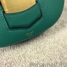 Wholesale Celine Trotteur Small Bag In Green Epsom Leather