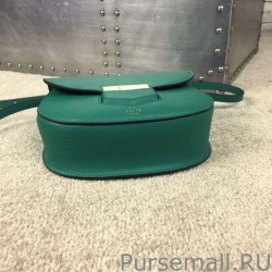 Wholesale Celine Trotteur Small Bag In Green Epsom Leather