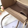 Designer Celine Mini Luggage Bag In Beige Calfskin