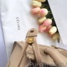 Designer Celine Mini Luggage Bag In Beige Calfskin