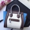 1:1 Mirror Celine Micro Luggage Bag In Multicolour Calfskin Milk