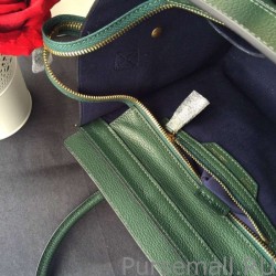 Best Celine Micro Luggage Bag In Green Goatskin