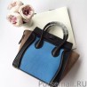 Wholesale Celine Micro Luggage Bag In Multicolour Calfskin Cyan