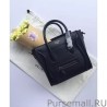 AAA+ Celine Nano Luggage Bag In Black Calfskin