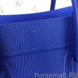 Inspired Celine Medium Phantom Bag In Blue Elephant Calfskin