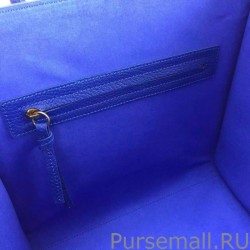 Inspired Celine Medium Phantom Bag In Blue Elephant Calfskin