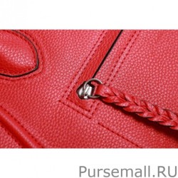 Inspired Celine Medium Phantom Bag In Red Drummed Leather