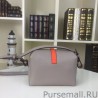 High Celine Box On Strap Bag In Grey Calfskin