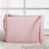 Cheap Celine Large Trio Crossbody Bag In Pink Calfskin