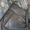 1:1 Mirror Calfskin Shopping Bag AS2973 Black