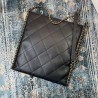 1:1 Mirror Calfskin Shopping Bag AS2973 Black