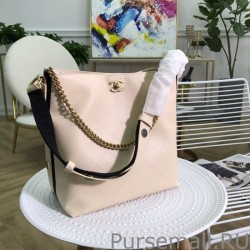 High CC Bucket Shopping Hobo Bag A57573 Beige